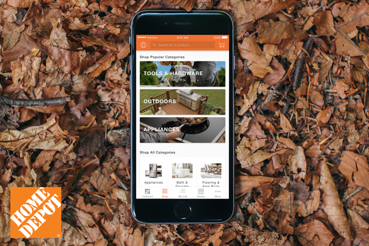 Adding stickiness to Home Depot's mobile app browsing experience